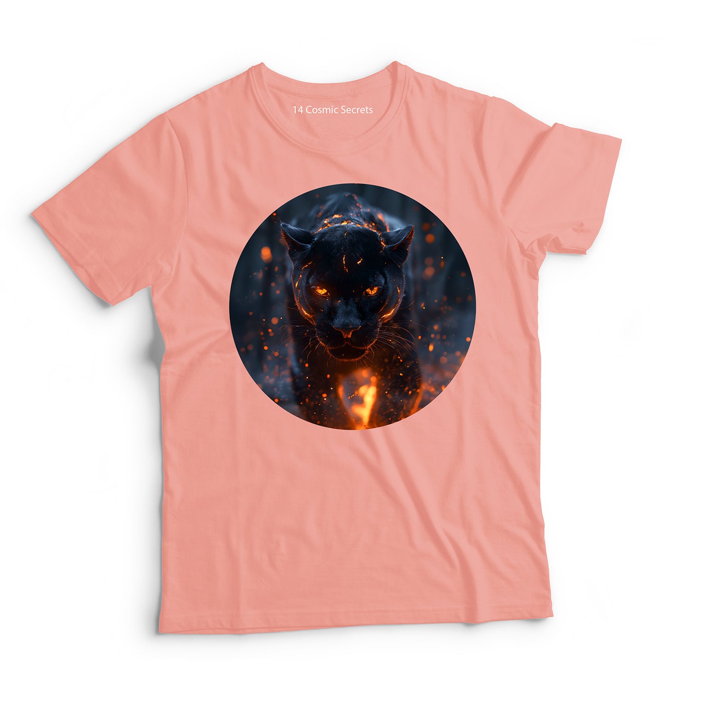 Black Panther T-Shirt for Women Cotton Majestic Forest
