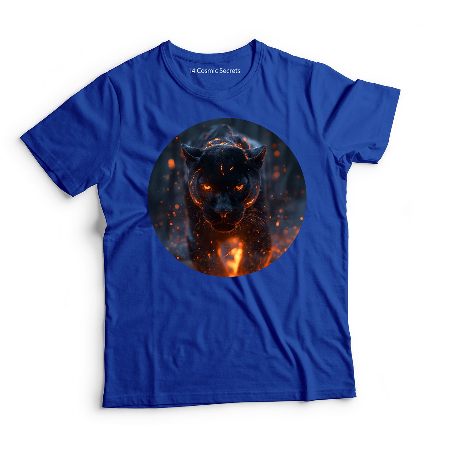 Majestic Forest Black Panther T-Shirt for Men Cotton