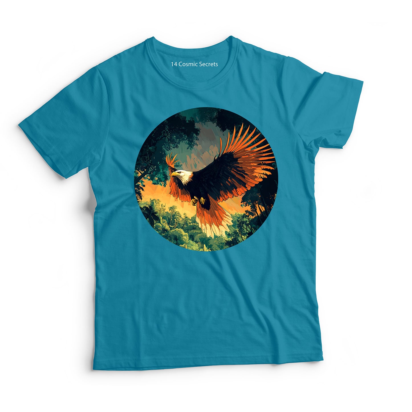 Eagle T-Shirt for Men Cotton Agile Soaring