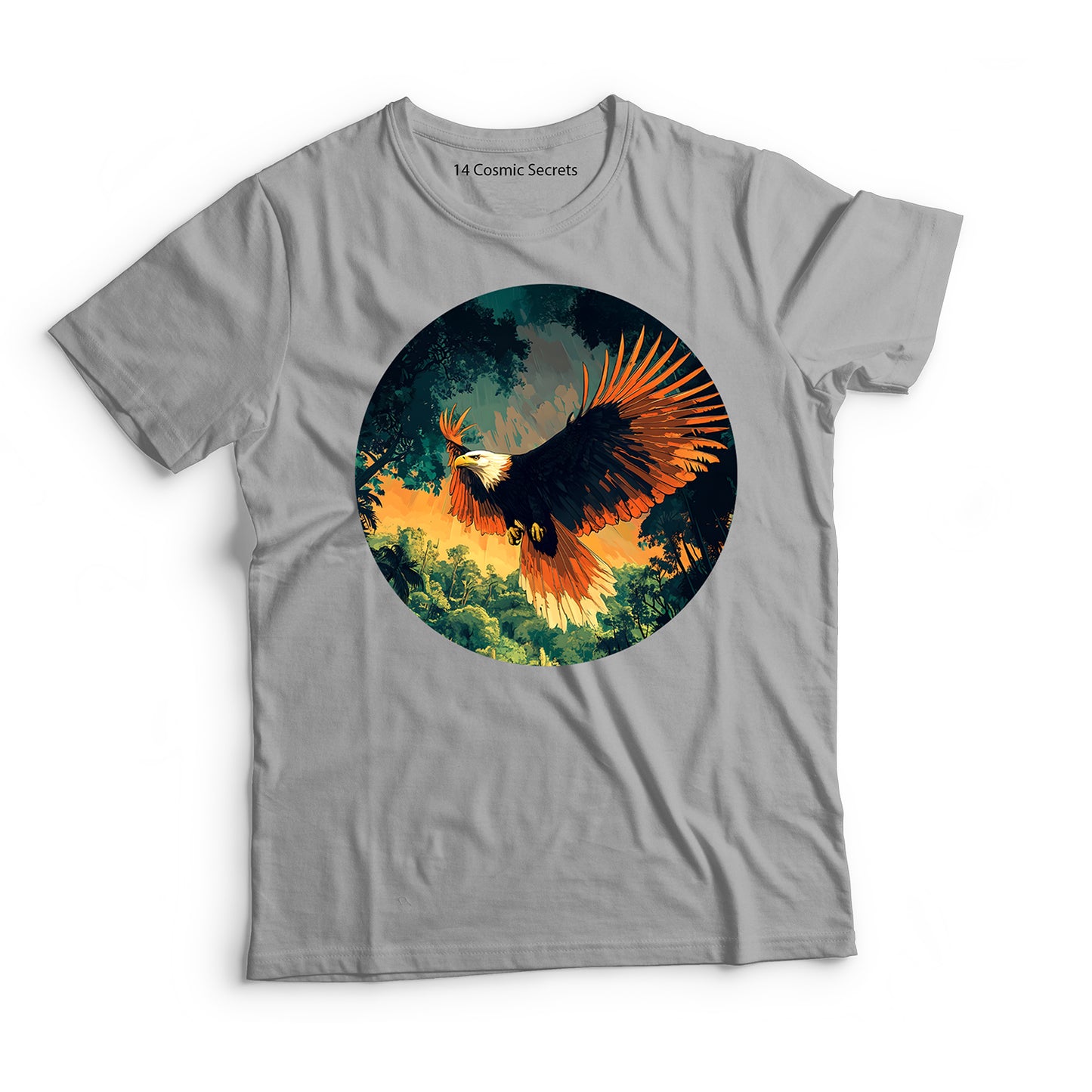 Eagle T-Shirt for Men Cotton Agile Soaring