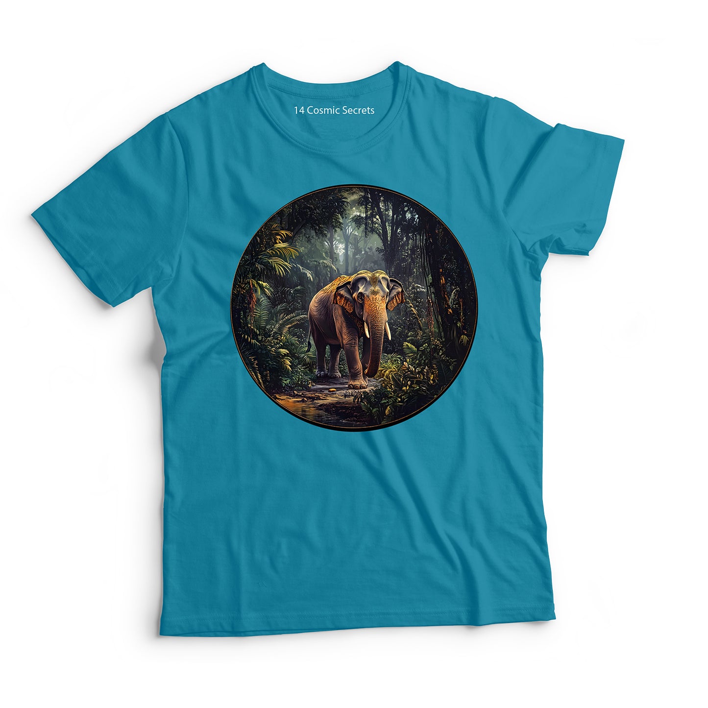 Elephant T-Shirt for Men Cotton Majestic Giant