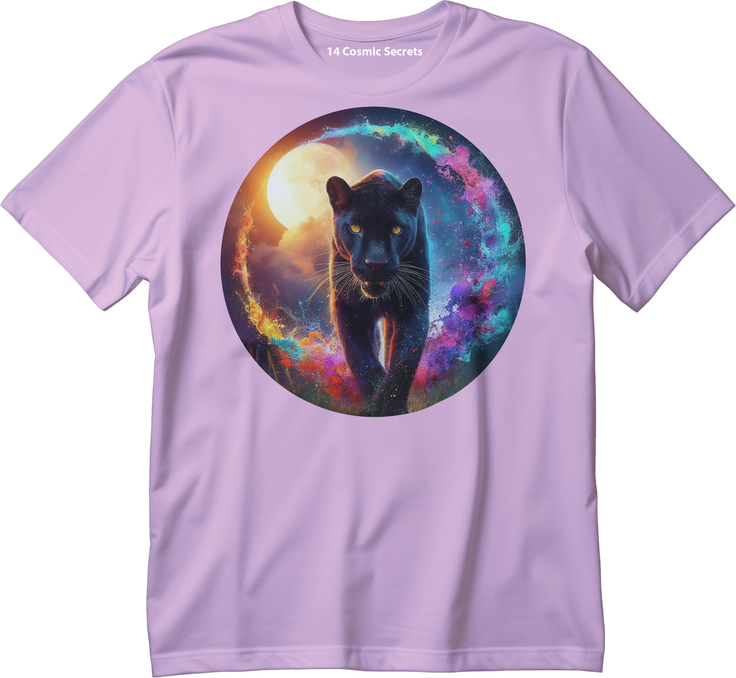 The Bold Black Panther Graphic Printed T-Shirt Cotton T-Shirt Magnificence of India T-Shirt