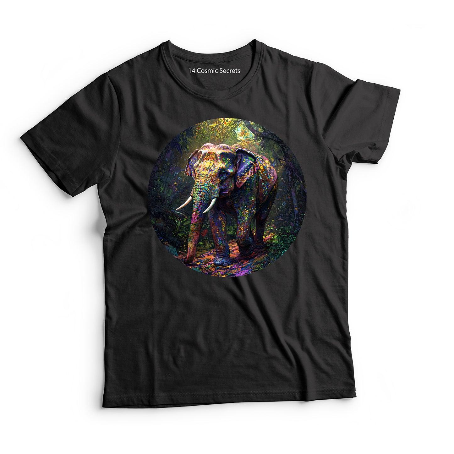 Elephant T-Shirt for Women Cotton Powerful Herd