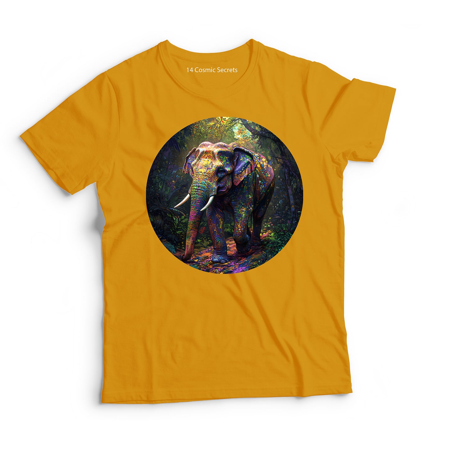 Elephant T-Shirt for Women Cotton Powerful Herd