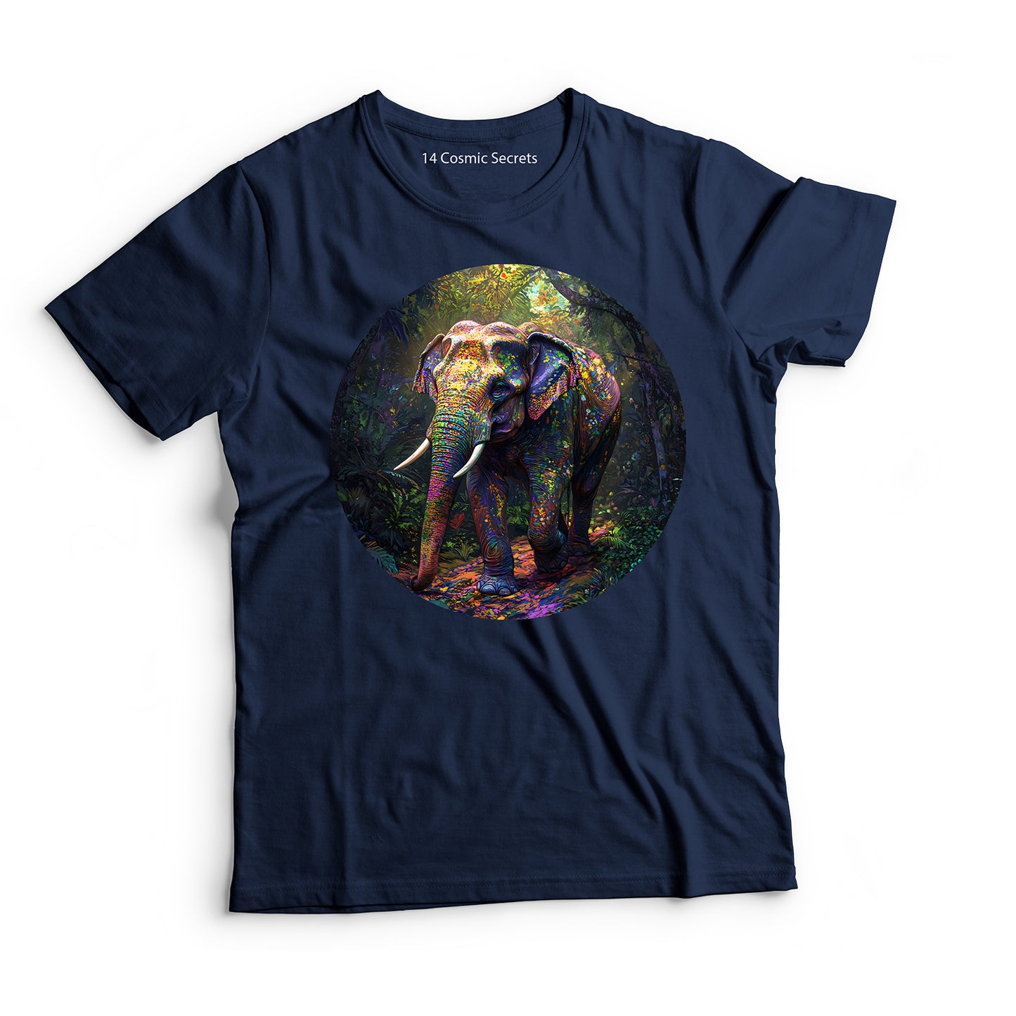 Elephant T-Shirt for Women Cotton Powerful Herd