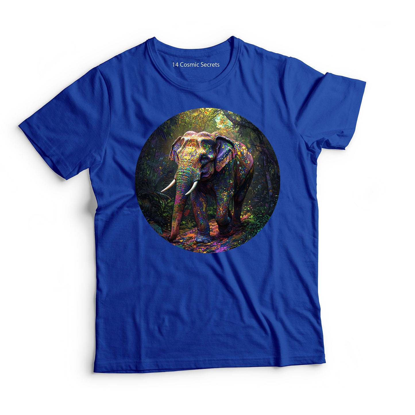 Elephant T-Shirt for Women Cotton Powerful Herd