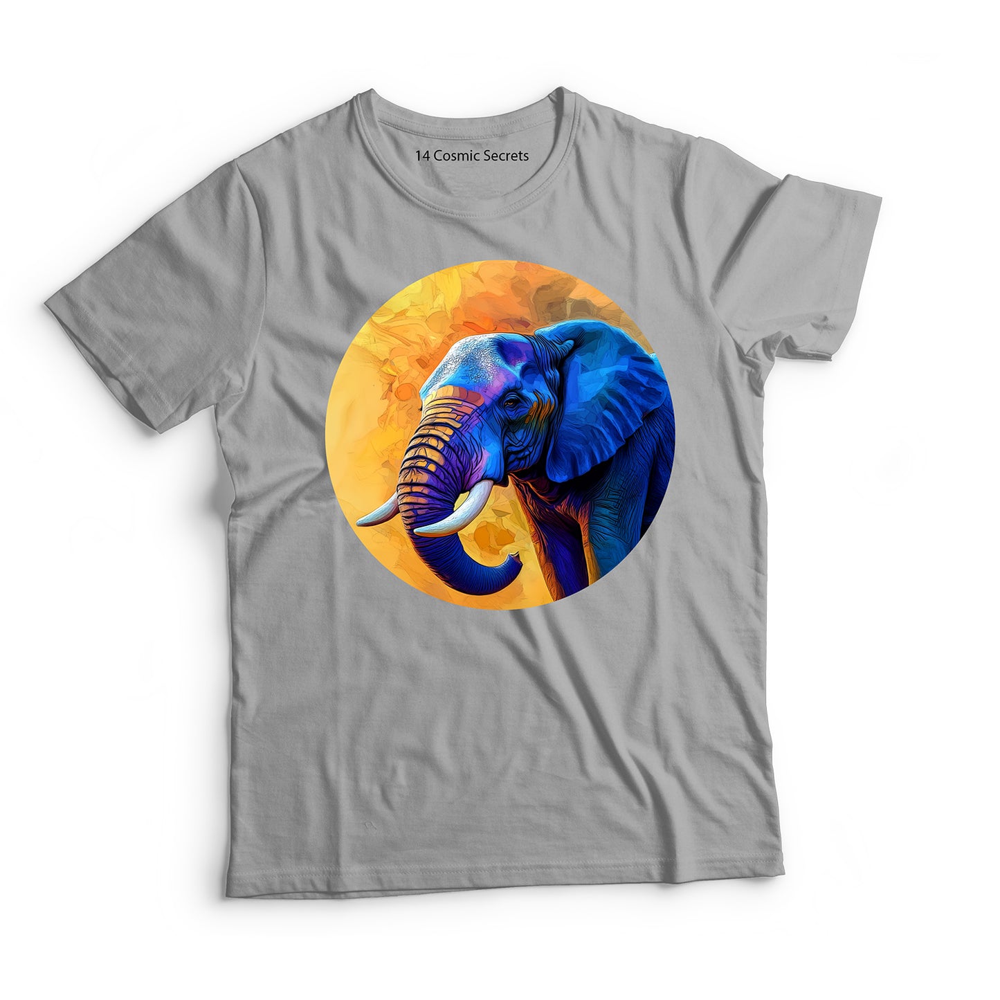 Elephant T-Shirt for Men Cotton Silent Giant