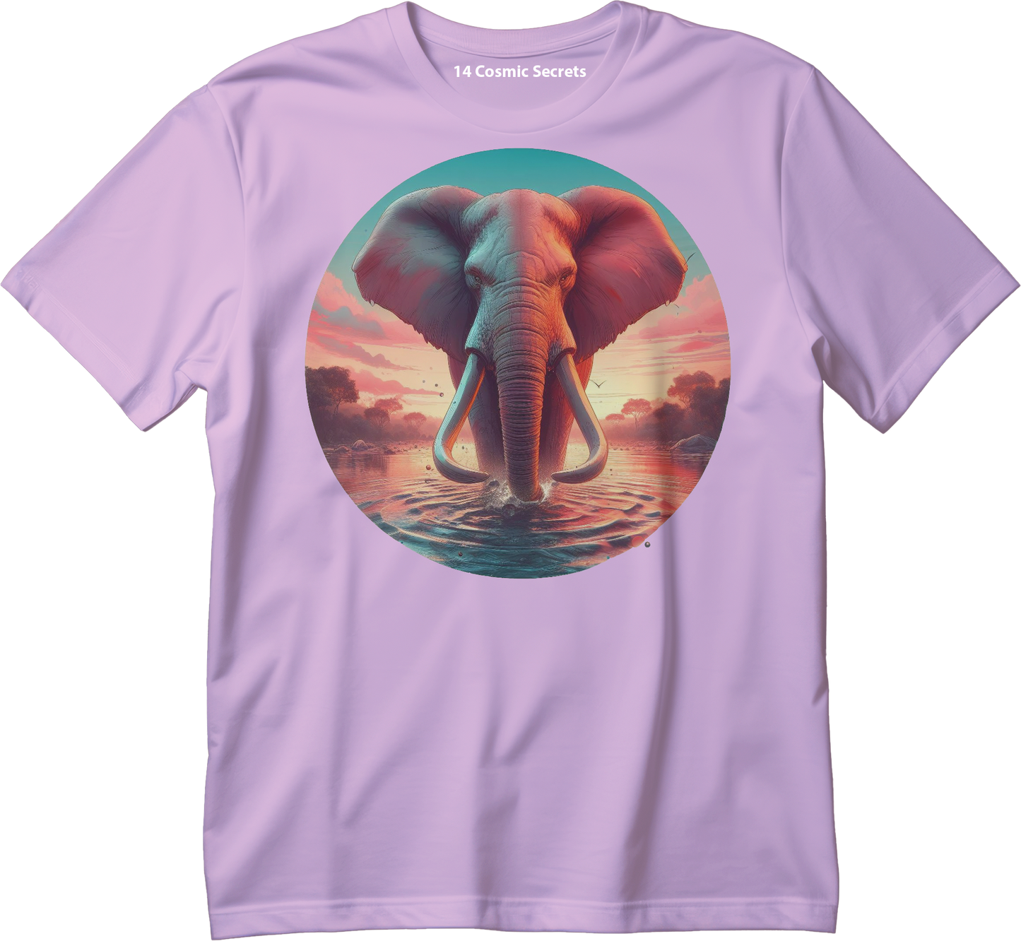 Elephant Parade T-Shirt Graphic Printed T-Shirt Cotton T-Shirt Magnificence of India T-Shirt