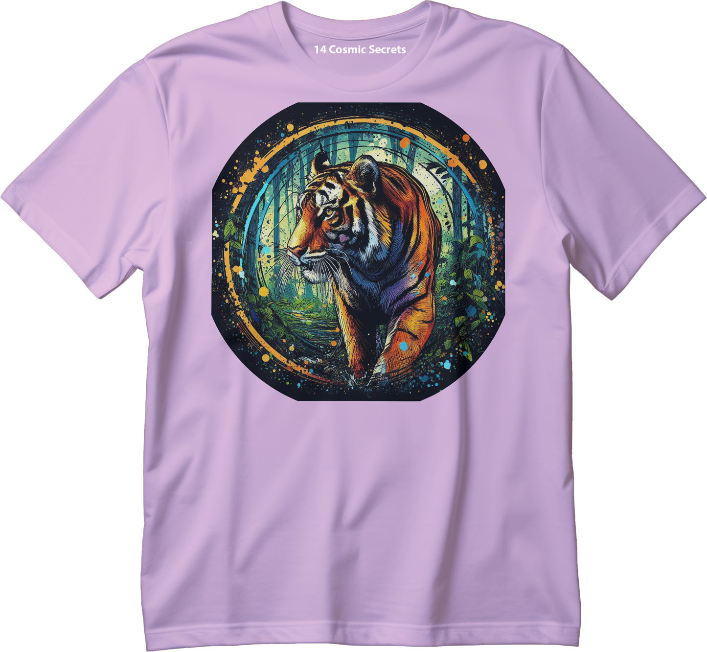 Tiger Kingdom Crest Shirt Graphic Printed T-Shirt Cotton T-Shirt Magnificence of India T-Shirt