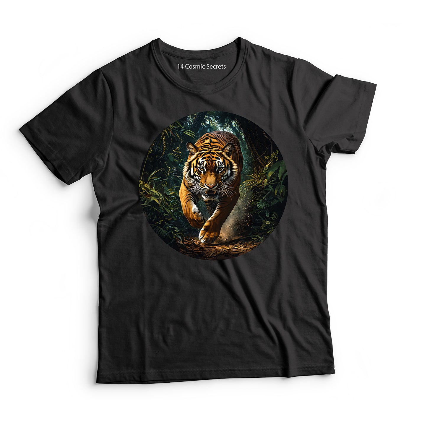 Tiger T-Shirt for Kids Cotton Brave Roaring