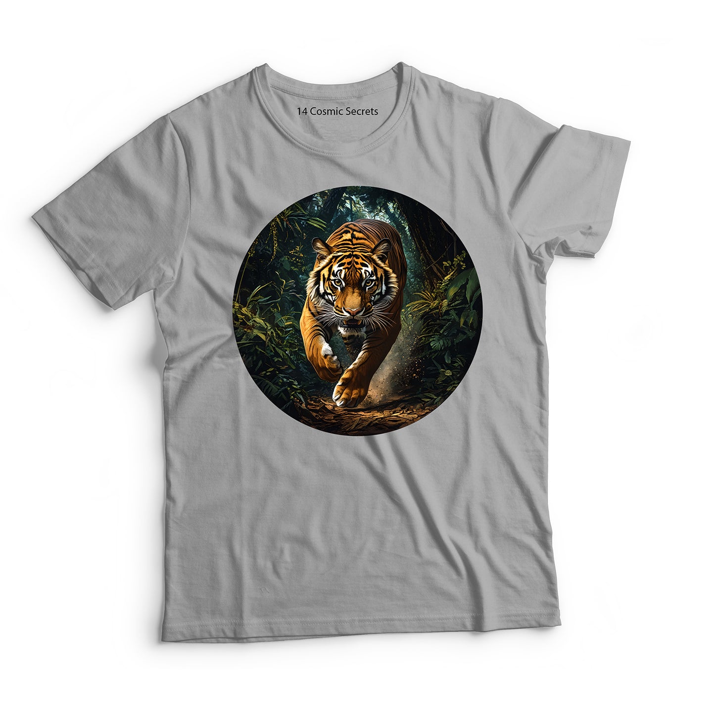 Tiger T-Shirt for Kids Cotton Brave Roaring