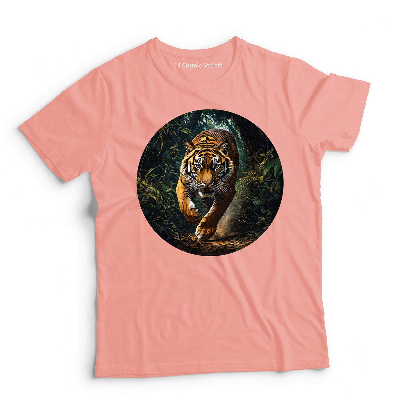 Tiger T-Shirt for Women Cotton Brave Roaring