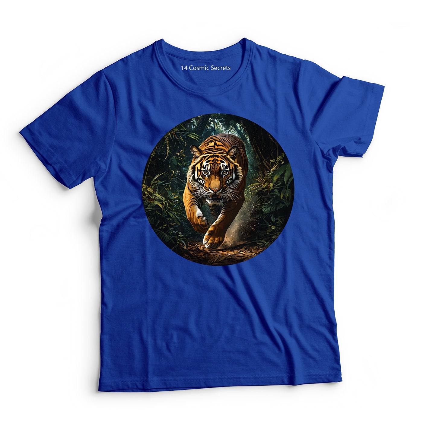 Tiger T-Shirt for Kids Cotton Brave Roaring