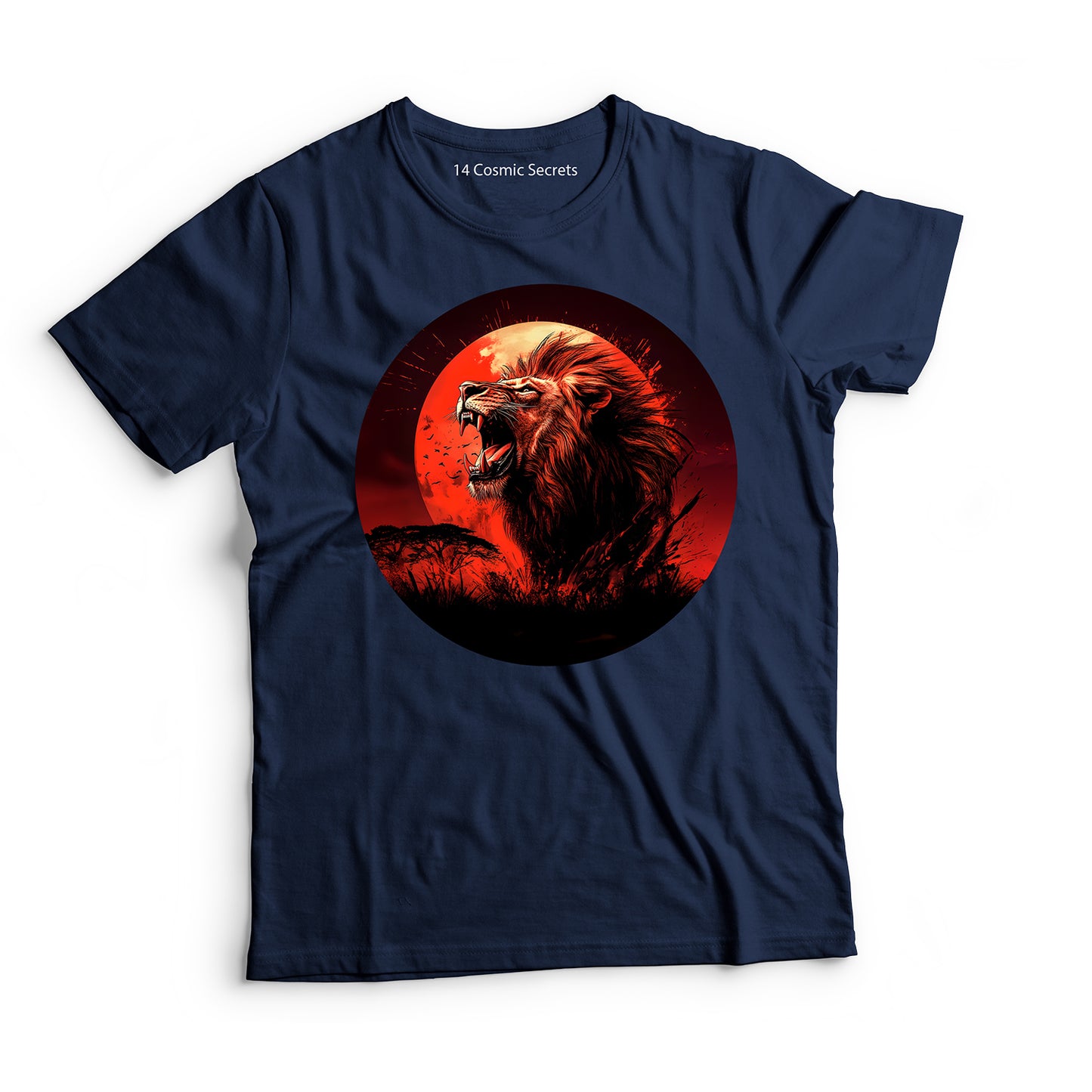 Lion T-Shirt for Women Cotton Silent Predator