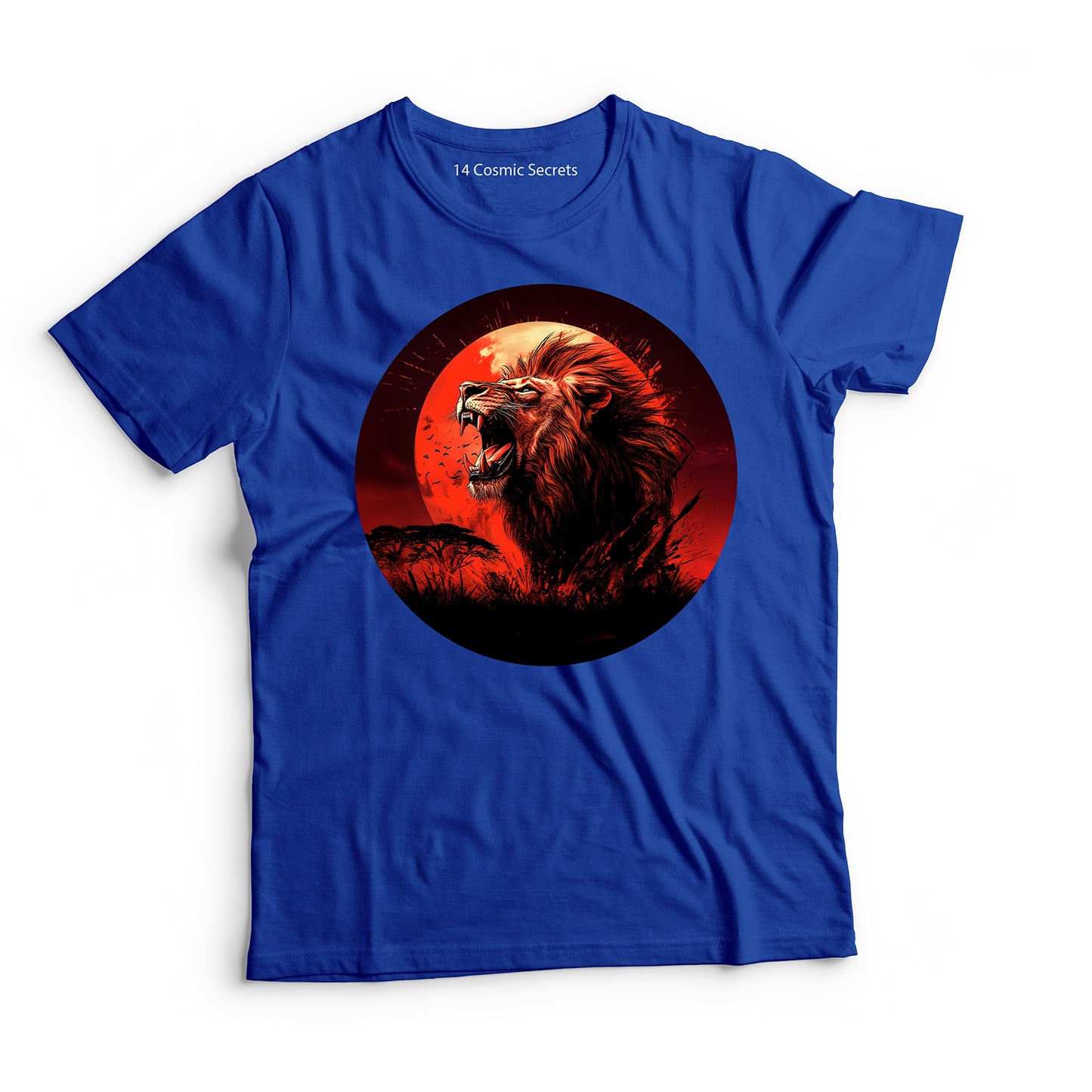 Lion T-Shirt for Women Cotton Silent Predator