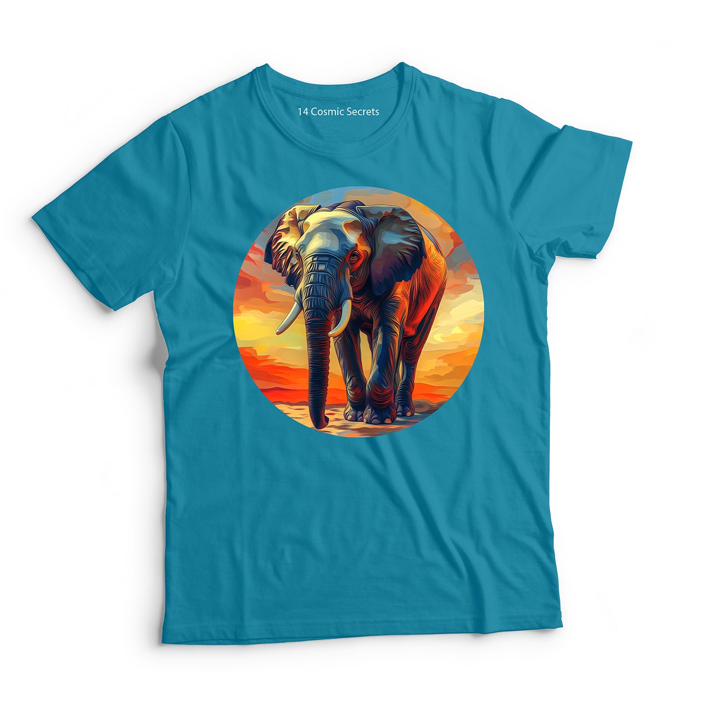 Elephant T-Shirt for Men Cotton Timeless Wisdom