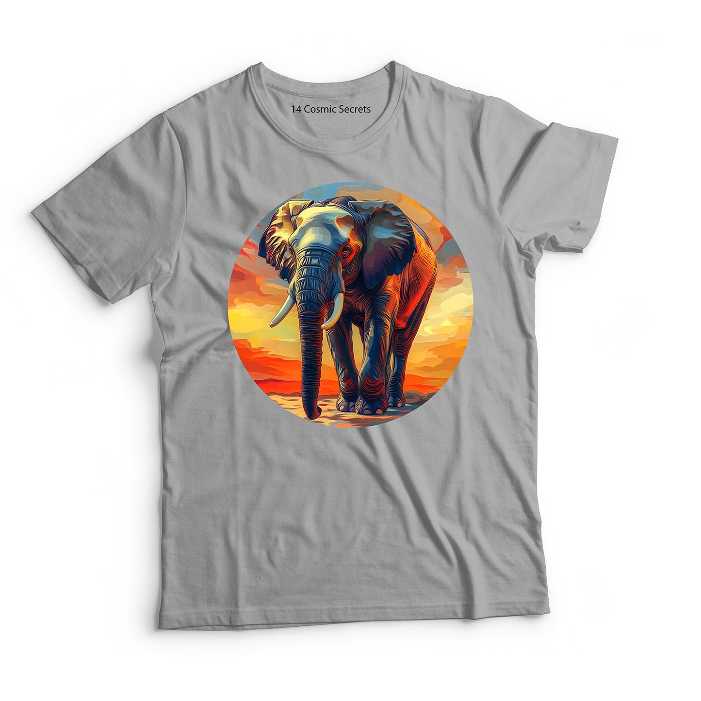 Elephant T-Shirt for Men Cotton Timeless Wisdom