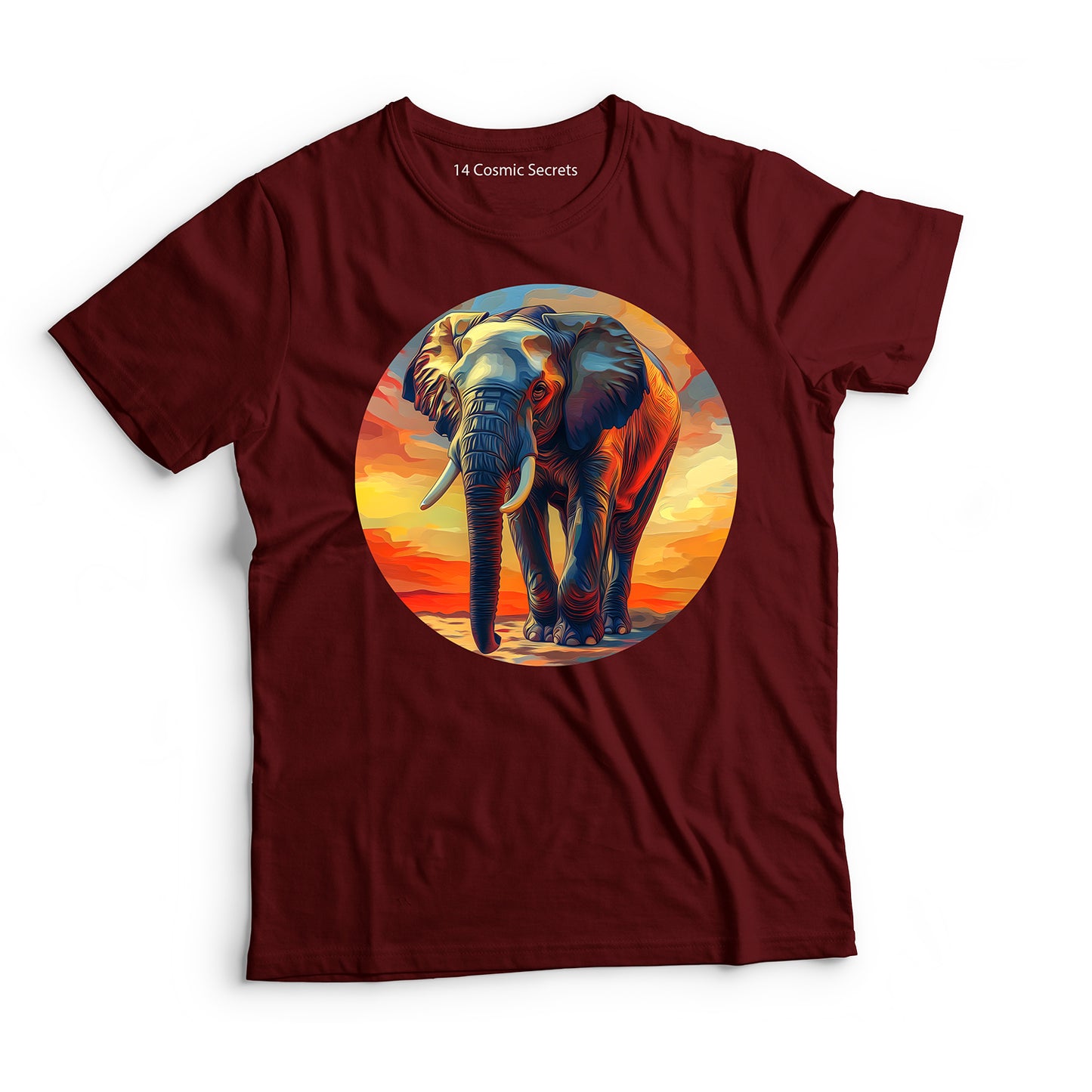Elephant T-Shirt for Men Cotton Timeless Wisdom