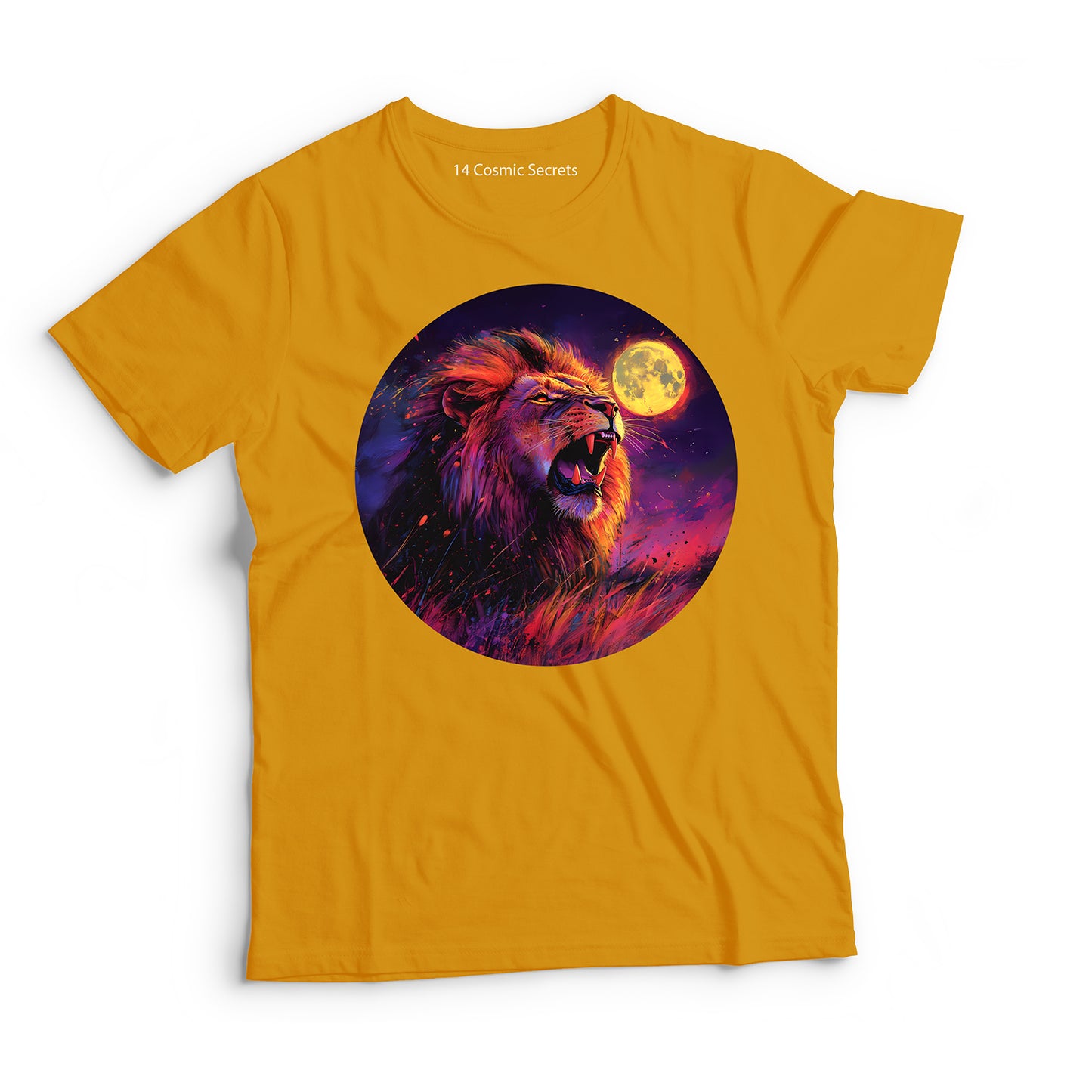 Lion T-Shirt for Women Cotton Resilient Hunter