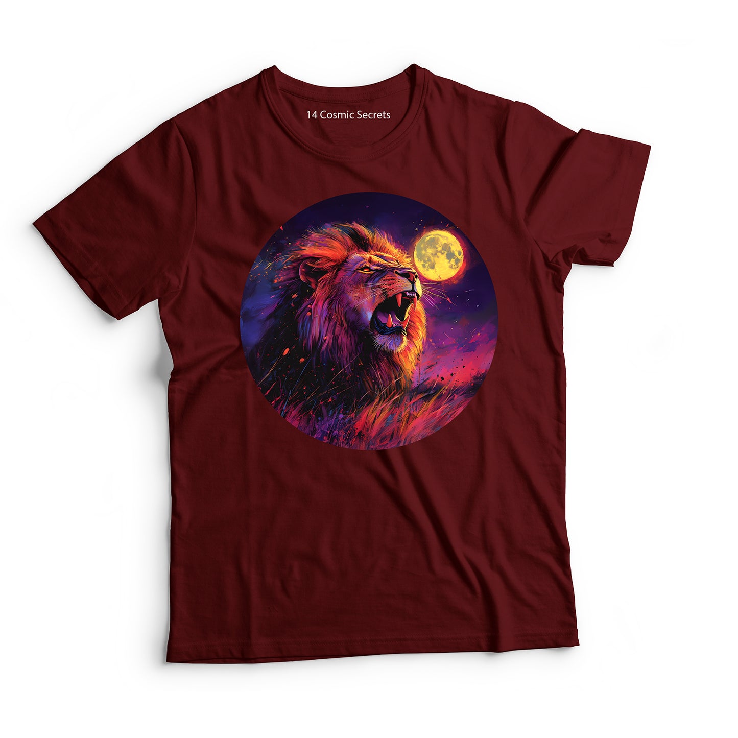 Lion T-Shirt for Kids Cotton Resilient Hunter