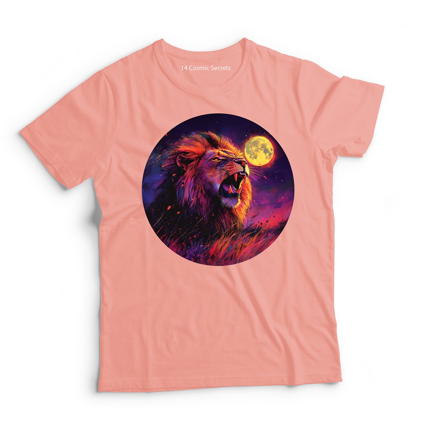 Lion T-Shirt for Women Cotton Resilient Hunter