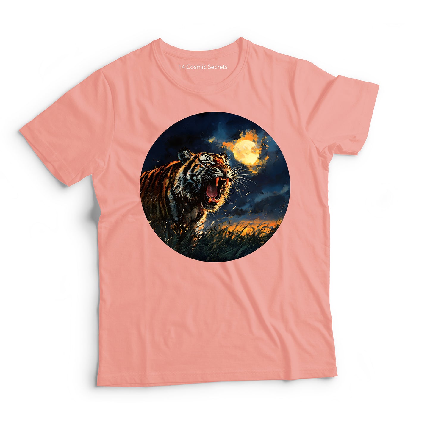 Tiger T-Shirt for Women Cotton Radiant Golden