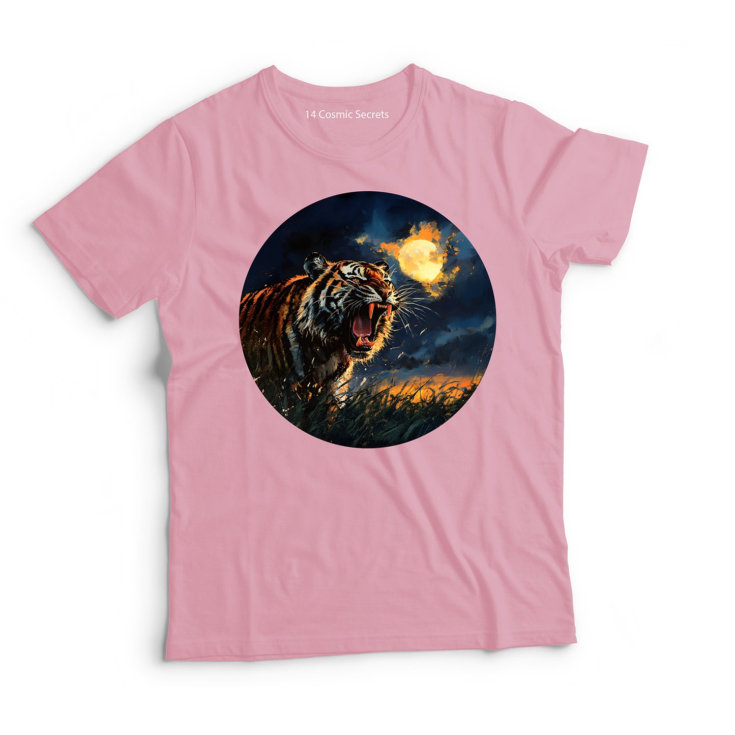 Tiger T-Shirt for Kids Cotton Radiant Golden