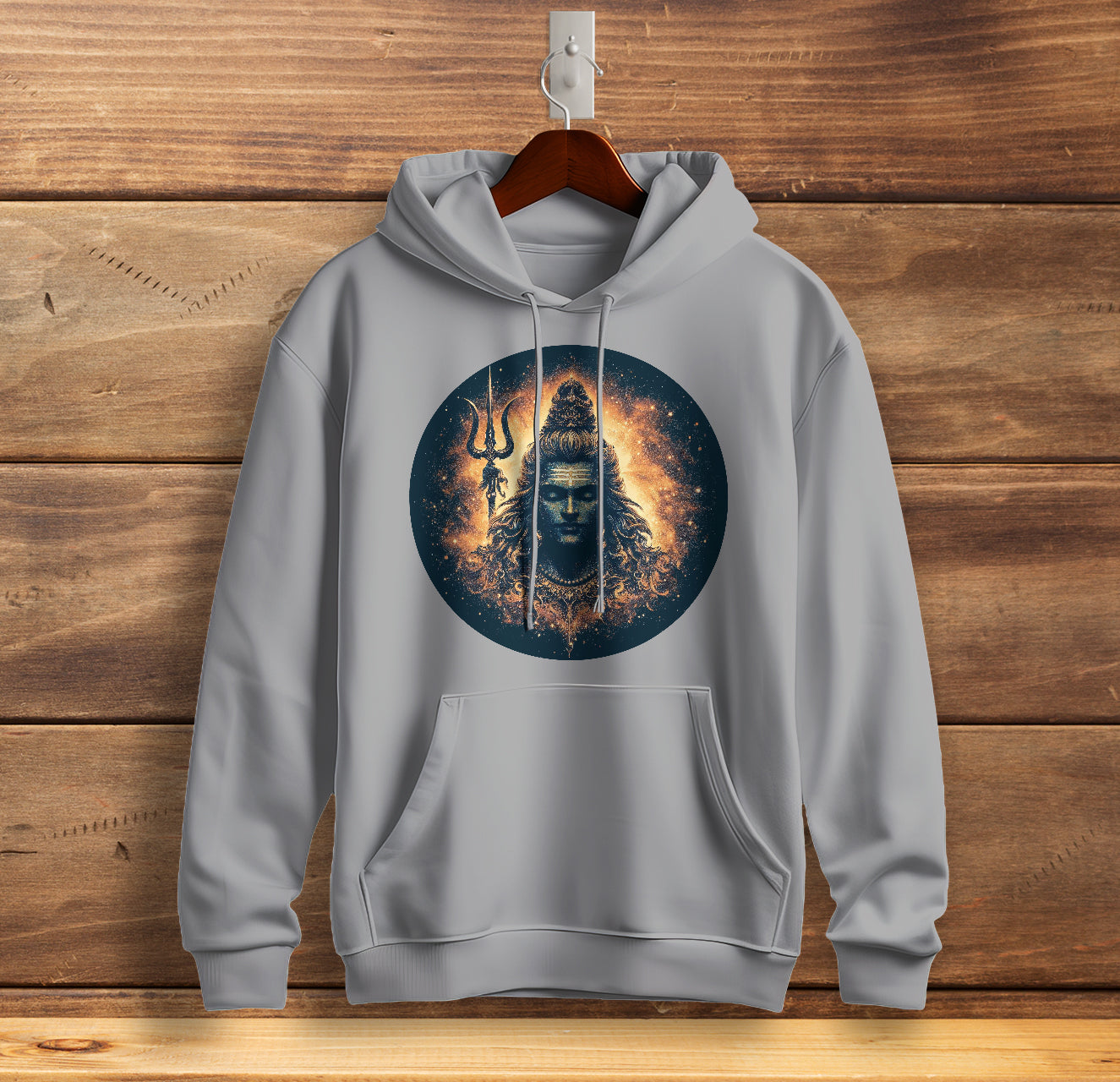 Blessings of Bholenath Graphic Printed Cotton Sweatshirt for Men Trinity Collection 🔱🔱🔱
