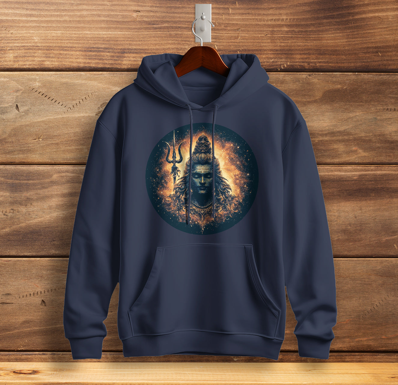 Blessings of Bholenath Graphic Printed Cotton Sweatshirt for Men Trinity Collection 🔱🔱🔱