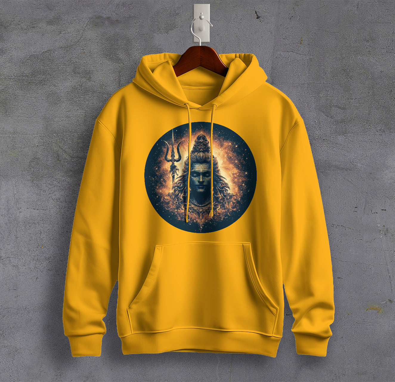 Blessings of Bholenath Graphic Printed Cotton Sweatshirt for Men Trinity Collection 🔱🔱🔱
