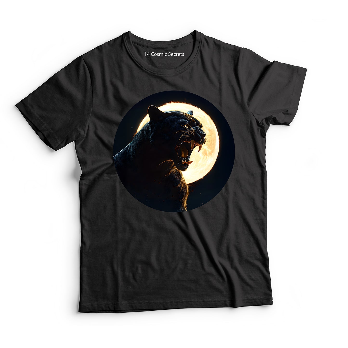 Black Panther T-Shirt for Kids Cotton Bold Shadow