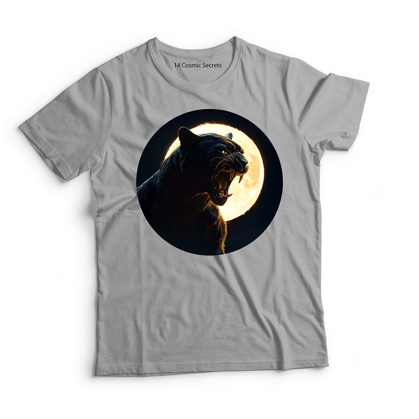Black Panther T-Shirt for Kids Cotton Bold Shadow