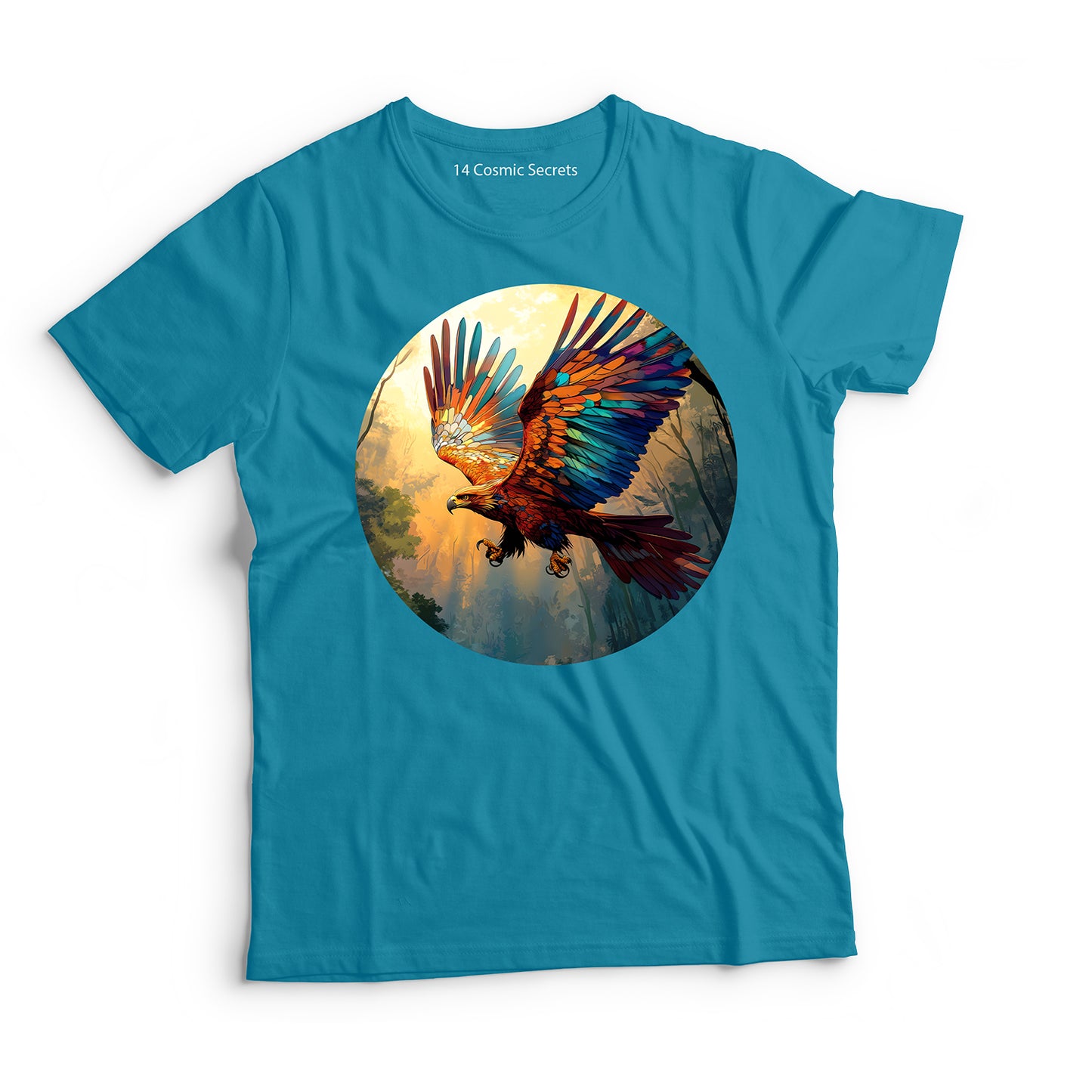 Eagle T-Shirt for Men Cotton Bold Golden