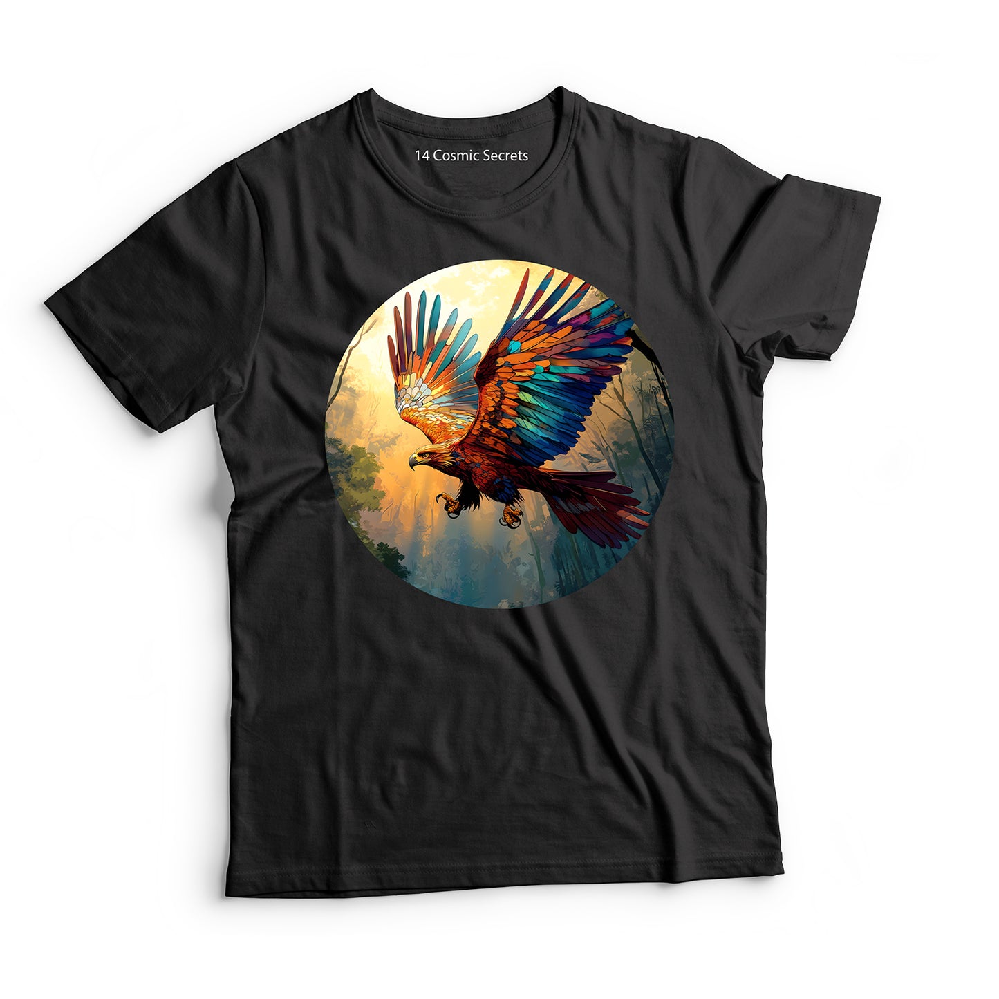 Eagle T-Shirt for Men Cotton Bold Golden