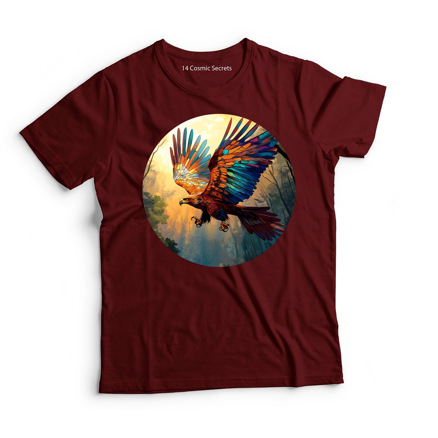 Eagle T-Shirt for Men Cotton Bold Golden