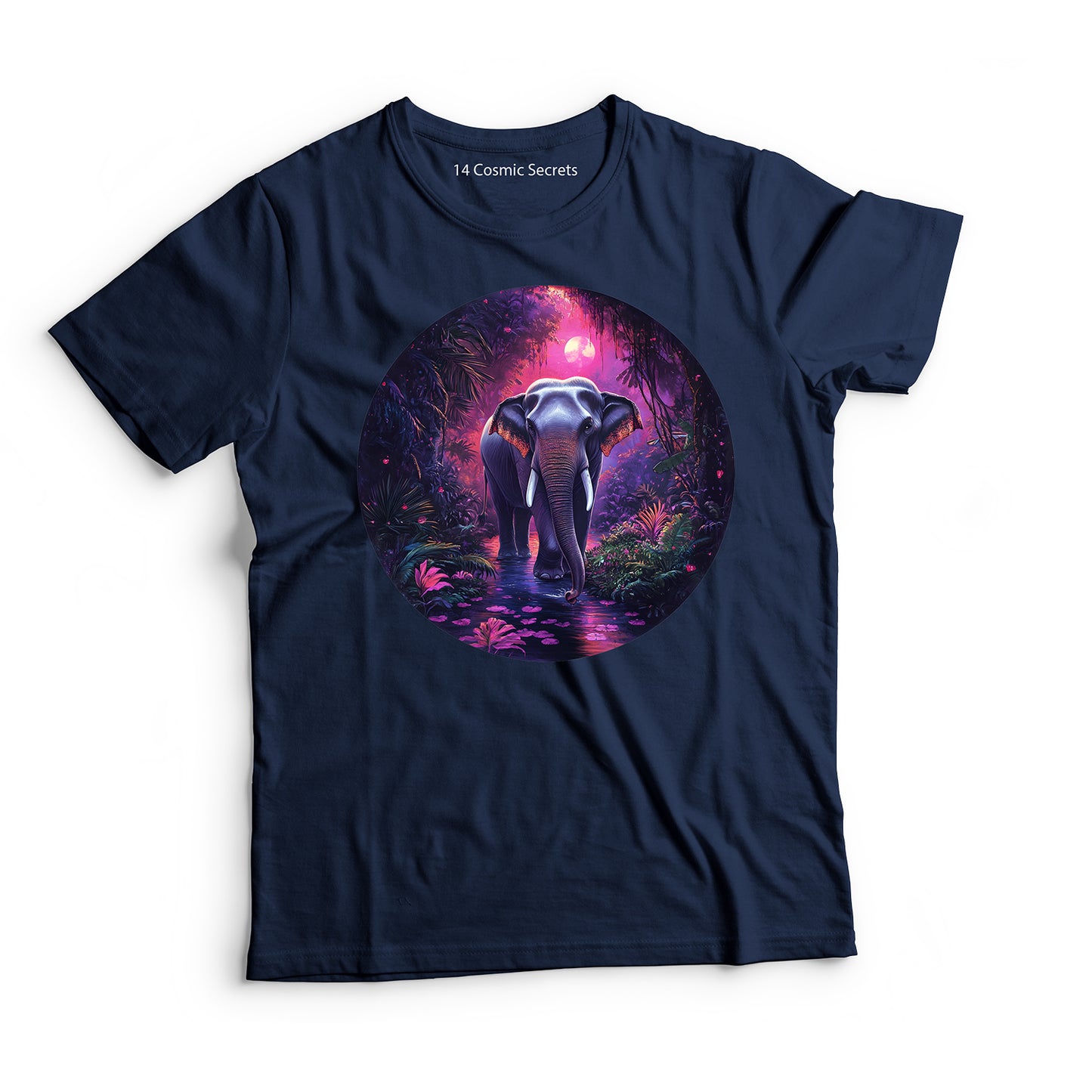 Elephant T-Shirt for Women Cotton Bold Safari