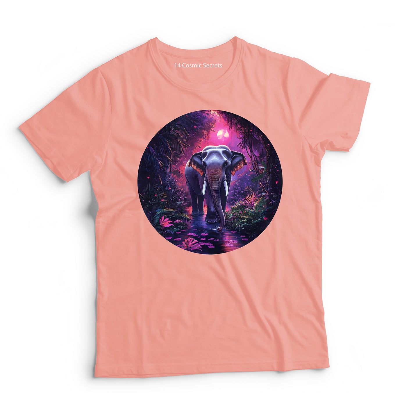 Elephant T-Shirt for Women Cotton Bold Safari