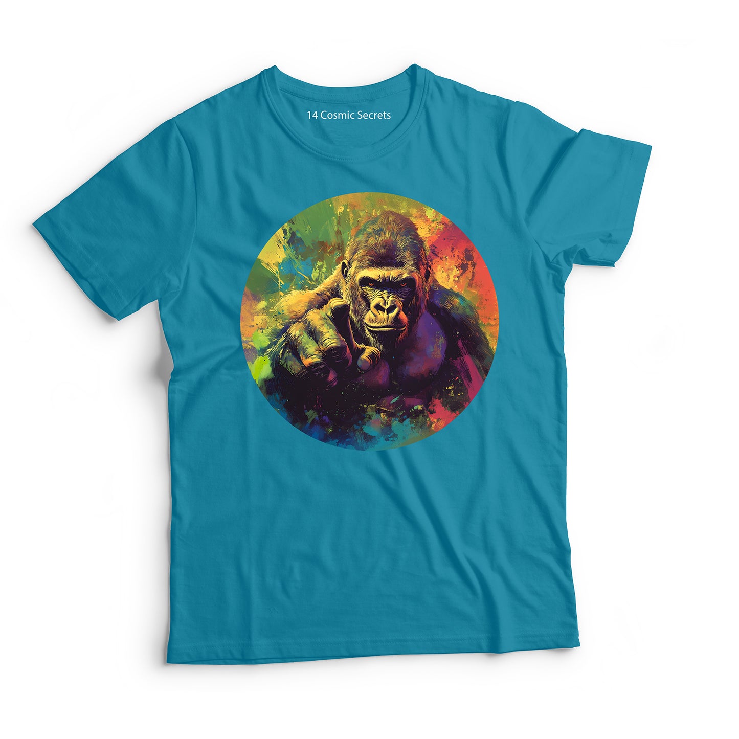 Gorilla T-Shirt for Kids Cotton Powerful Silverback