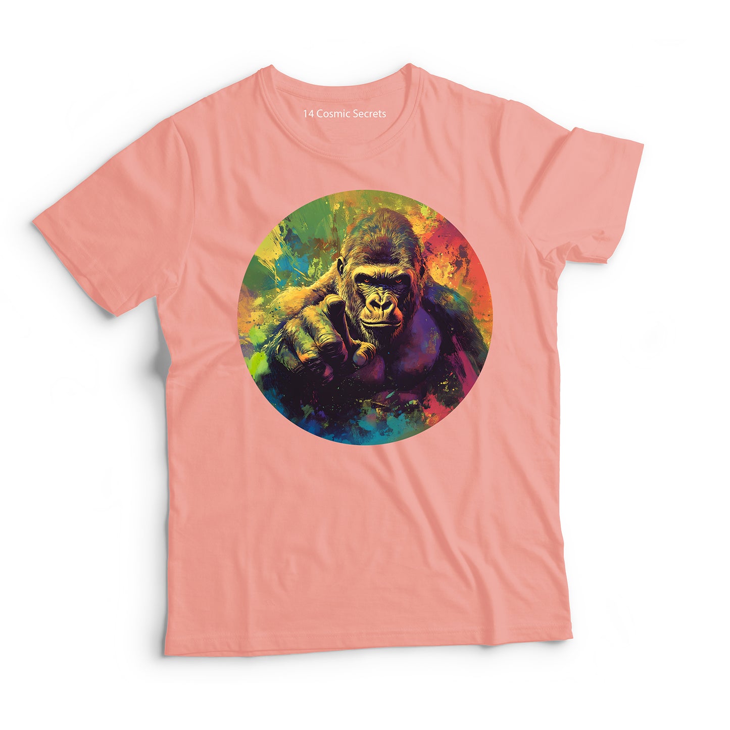 Gorilla T-Shirt for Women Cotton Powerful Silverback
