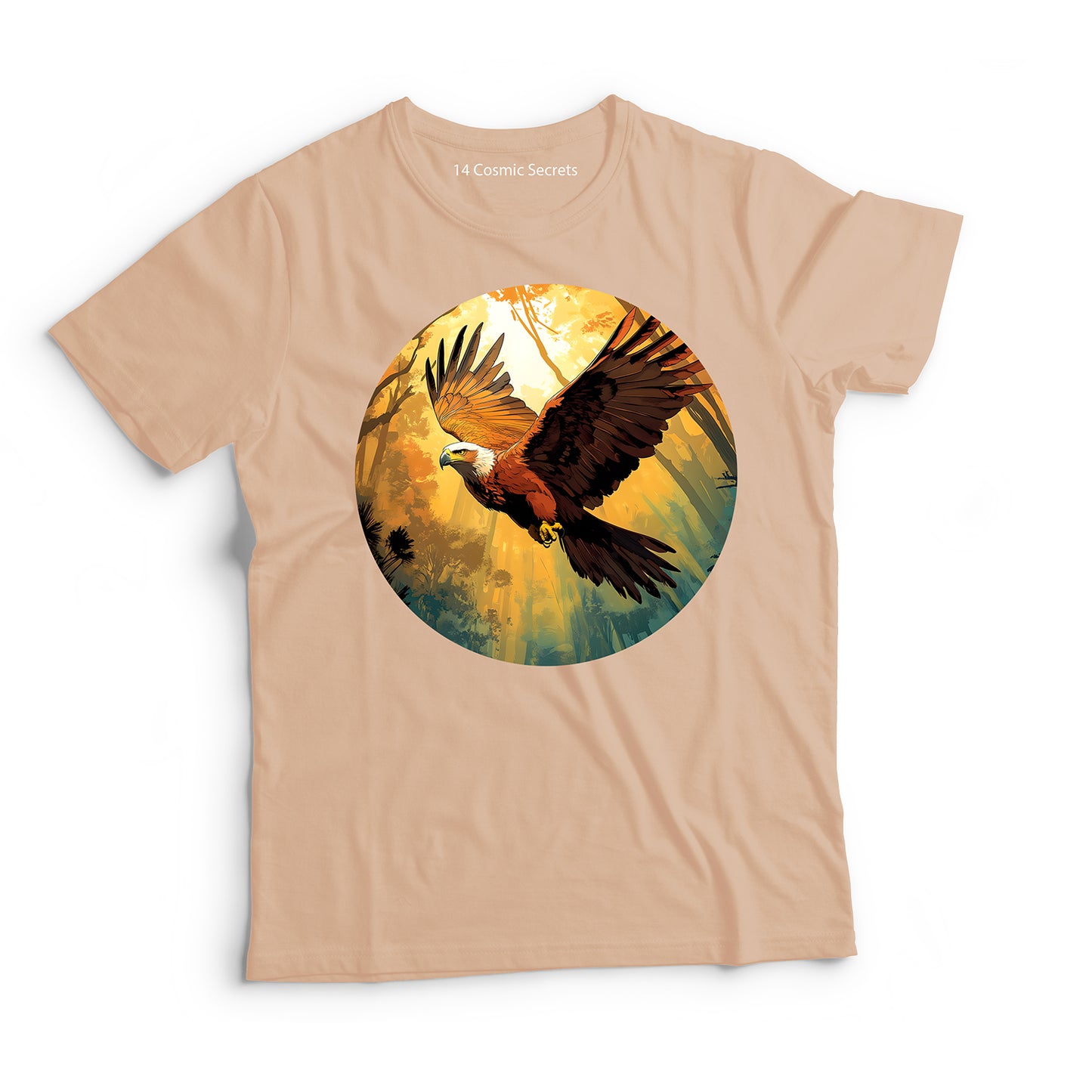 Eagle T-Shirt for Men Cotton Bold Vision