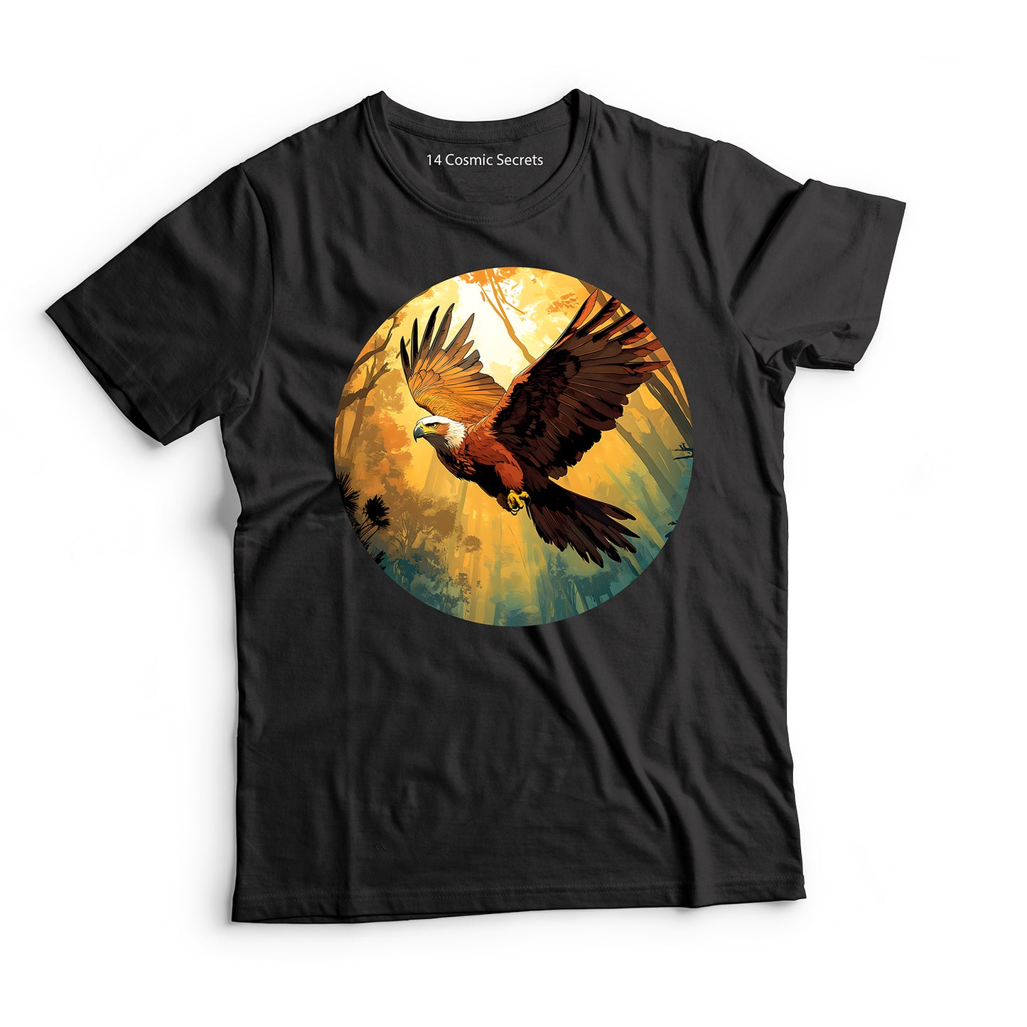 Eagle T-Shirt for Men Cotton Bold Vision