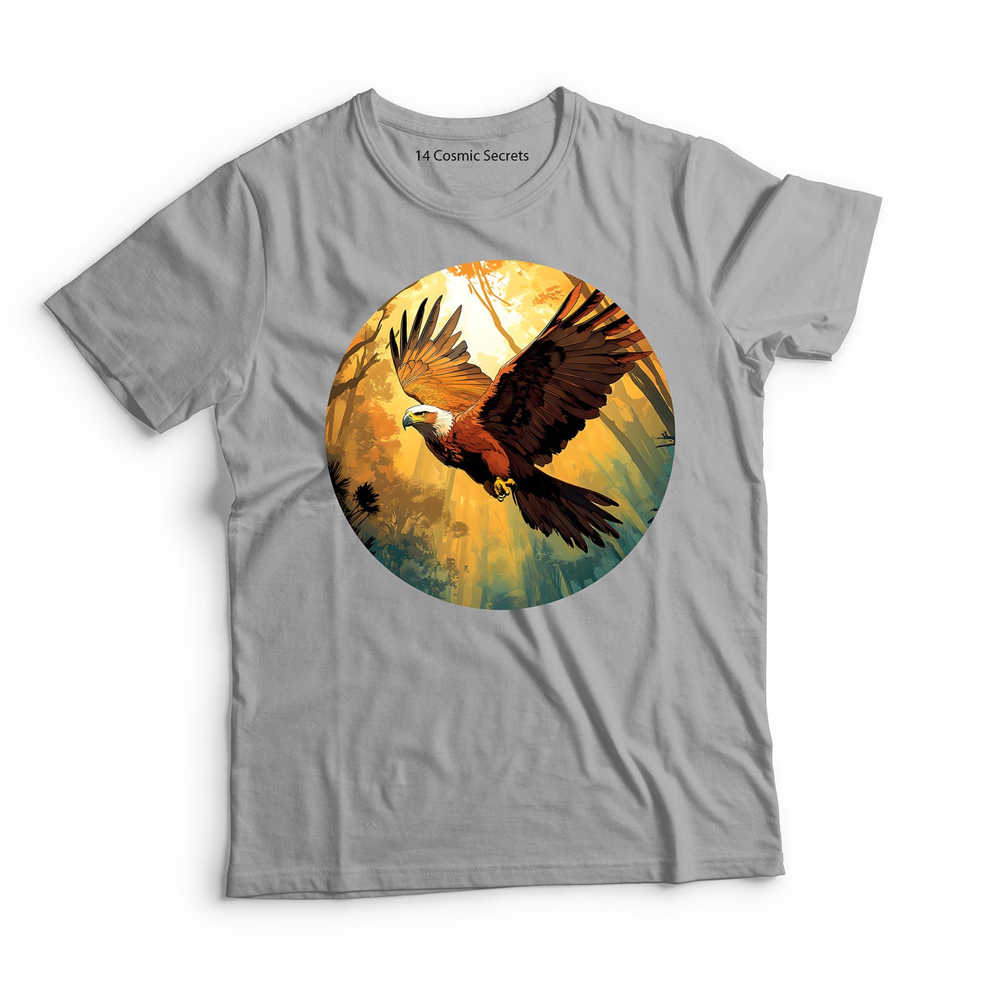 Eagle T-Shirt for Men Cotton Bold Vision