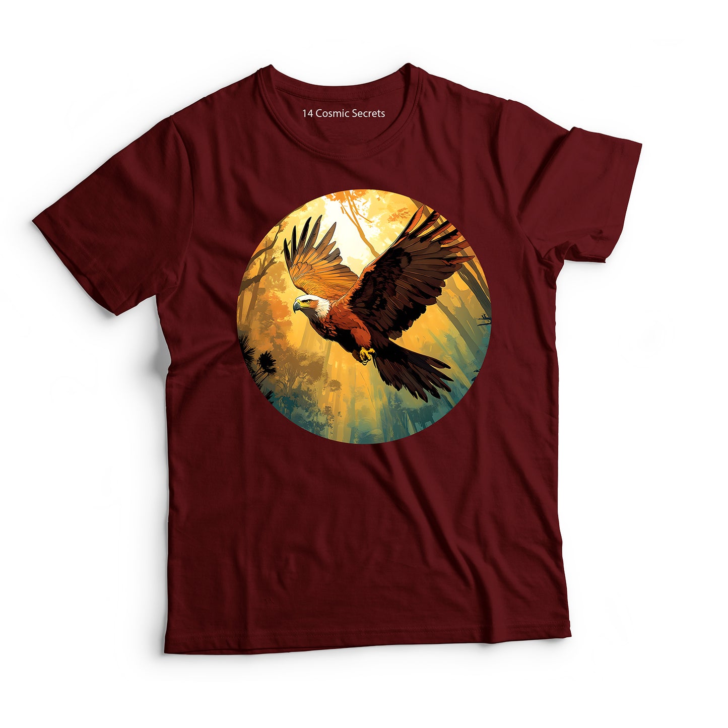 Eagle T-Shirt for Men Cotton Bold Vision