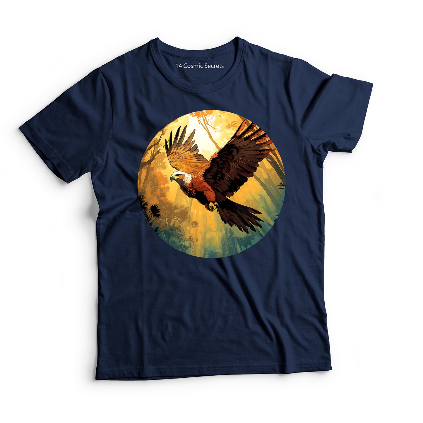 Eagle T-Shirt for Men Cotton Bold Vision