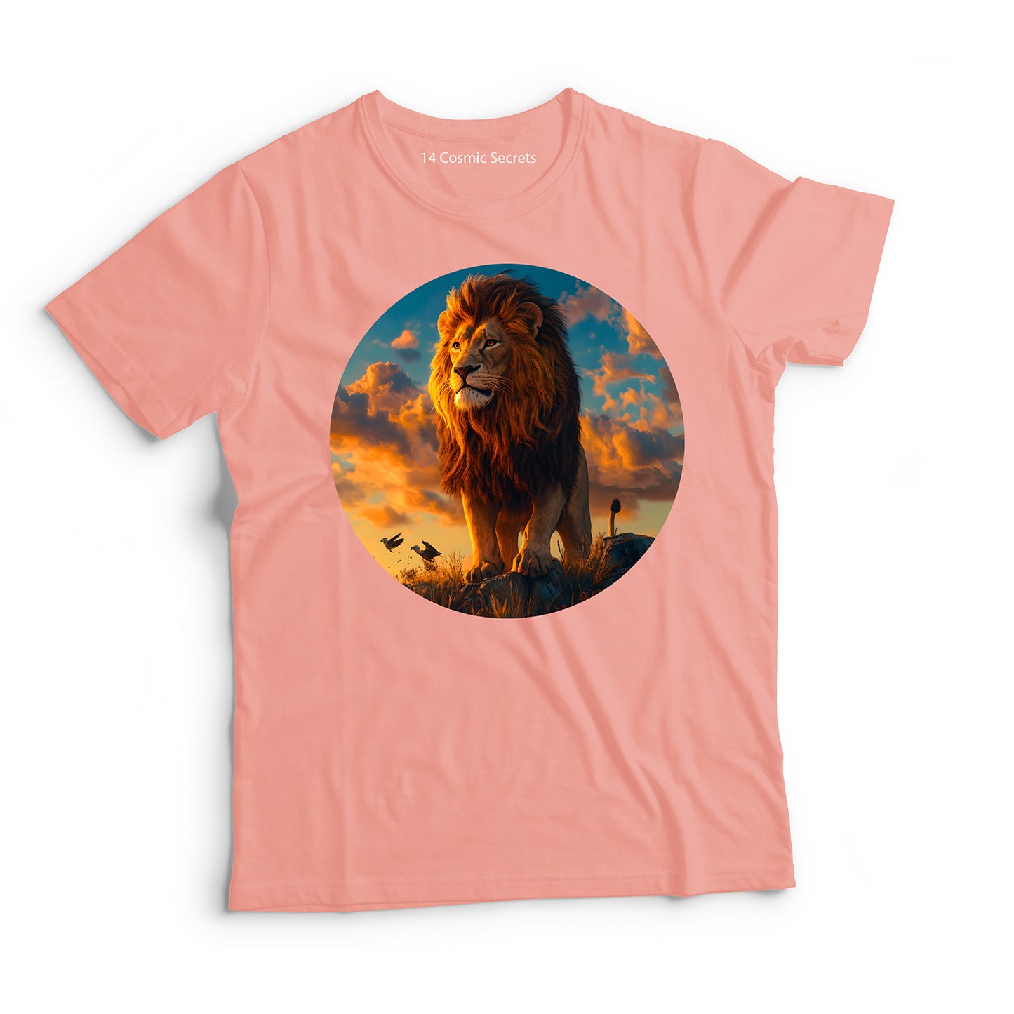 Lion T-Shirt for Women Cotton Fearless Leader