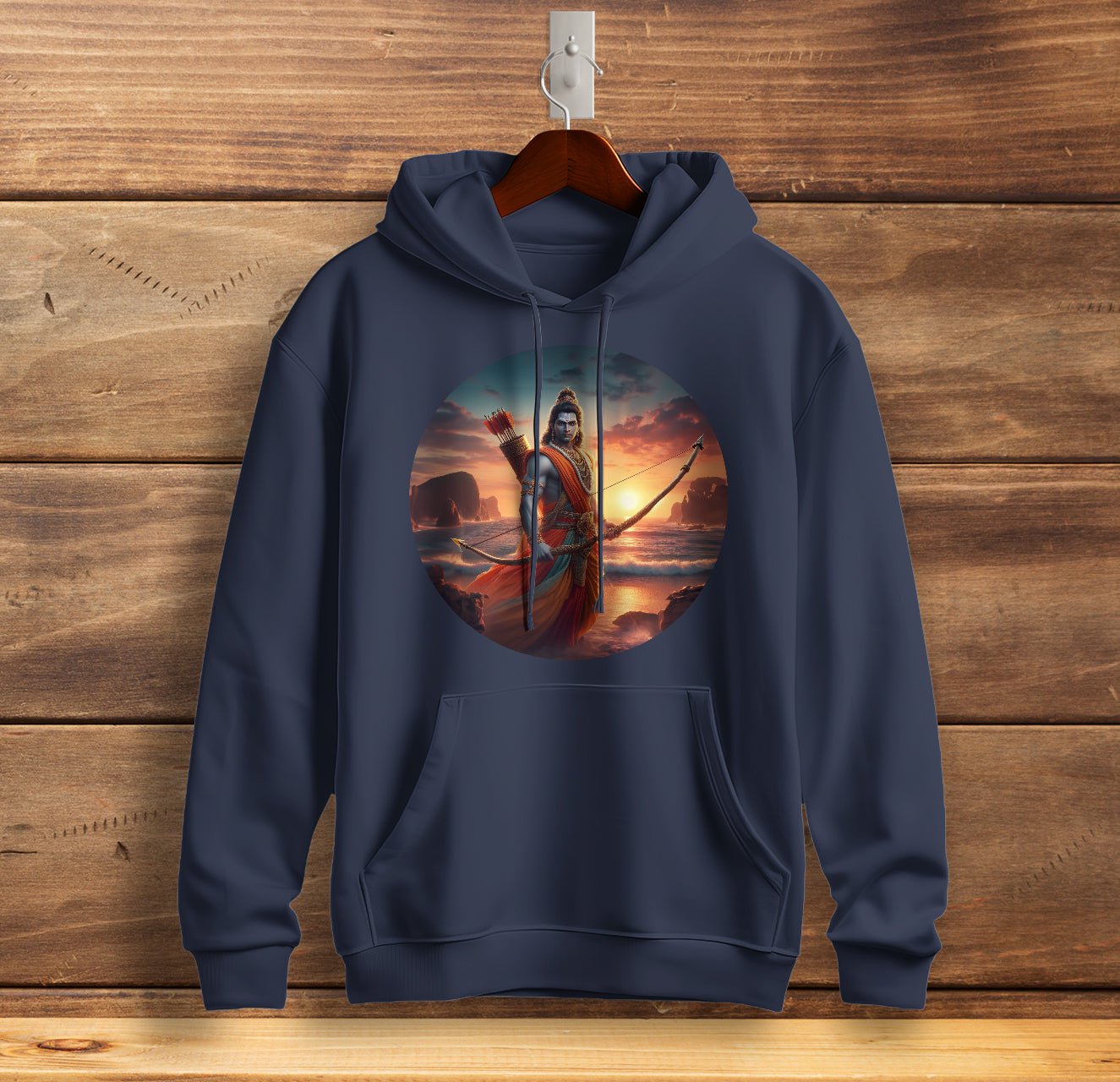 Rama's Journey Wearable Legend Graphic Printed Sweatshirt for Men Cotton Sweatshirt Original Super Heroes of India Hoodie