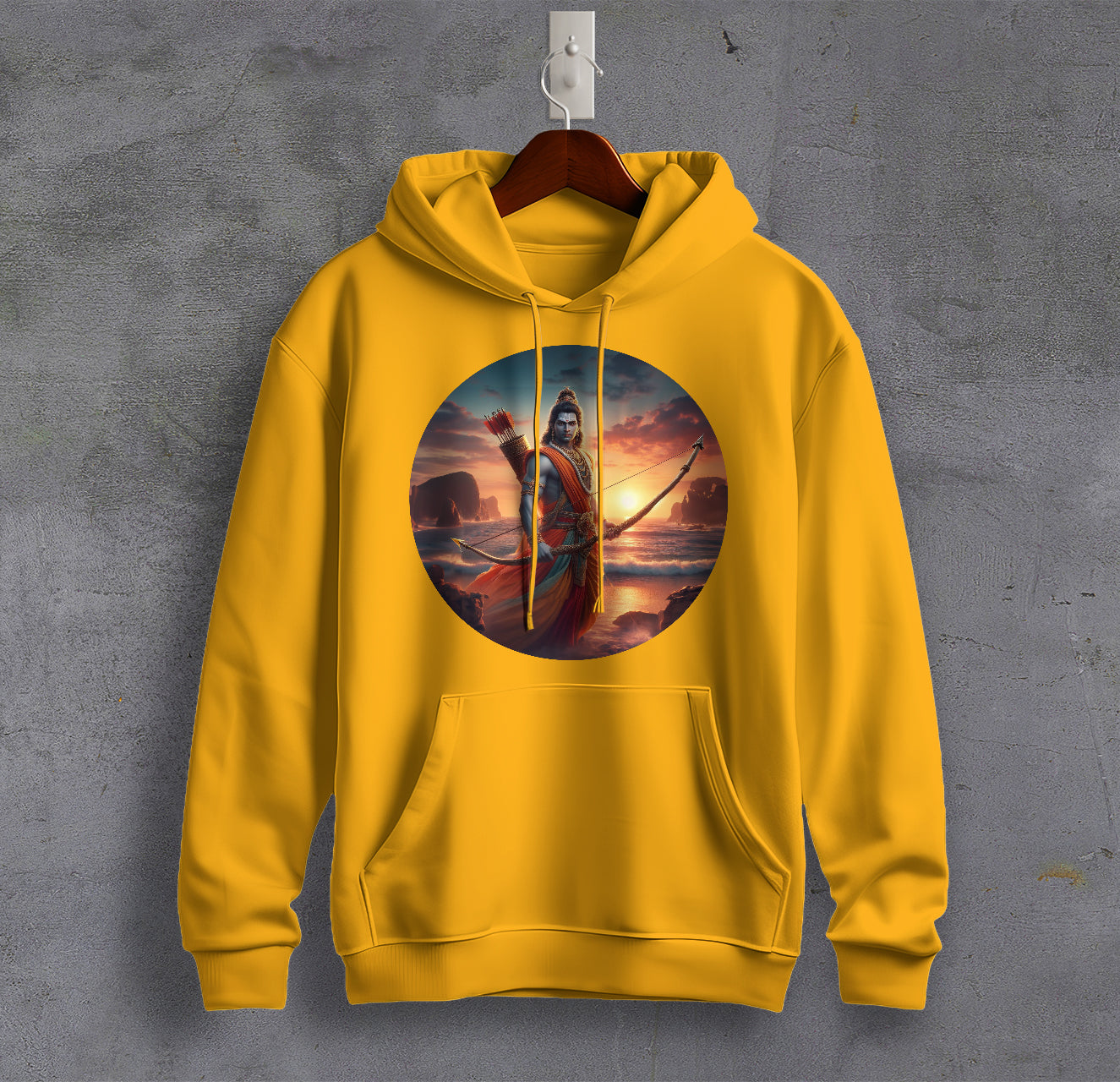 Rama's Journey Wearable Legend Graphic Printed Sweatshirt for Men Cotton Sweatshirt Original Super Heroes of India Hoodie
