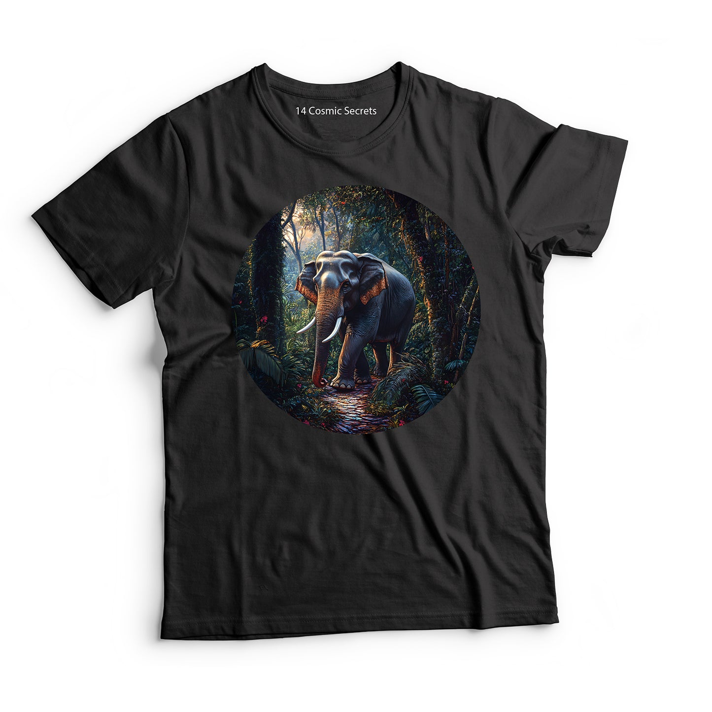 Elephant T-Shirt for Women Cotton Mighty Wild