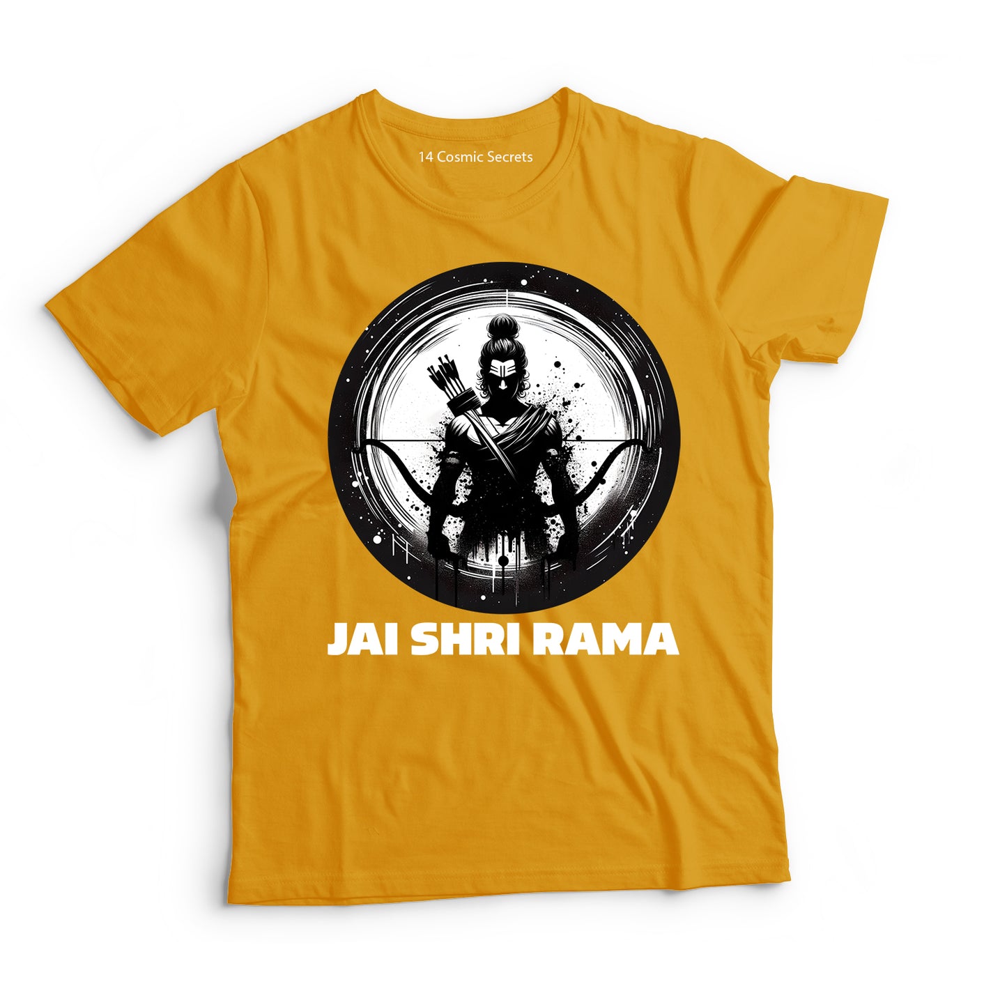 Rama's Might: Unmatched Warrior Graphic Printed T-Shirt for Men Cotton T-Shirt Original Super Heroes of India T-Shirt