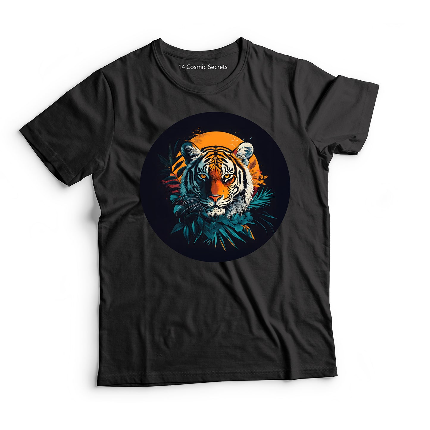 Tiger T-Shirt for Women Cotton Fearless Hunter